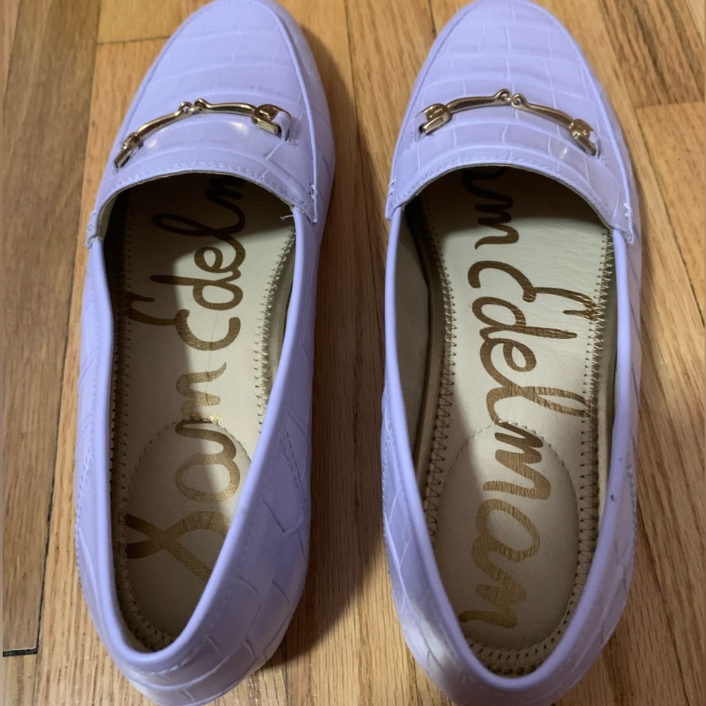 Sam Edelman Loraine Bit Loafer. Sz 7.5M. Misty Lilac, crocodile prnt. Never worn - Picture 10 of 14